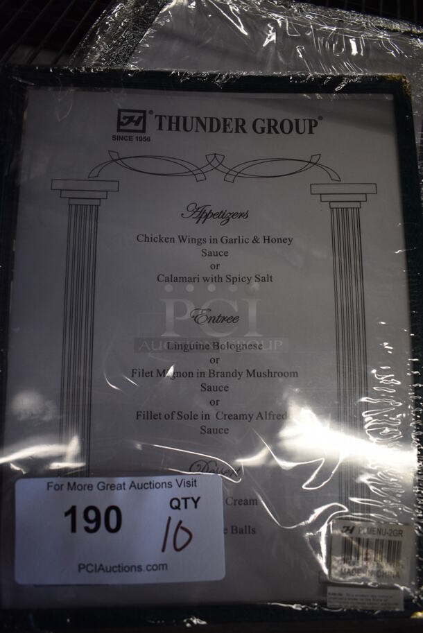 10 BRAND NEW! Menu Covers. 9.5x12. 10 Times Your Bid! - Image 3 of 3