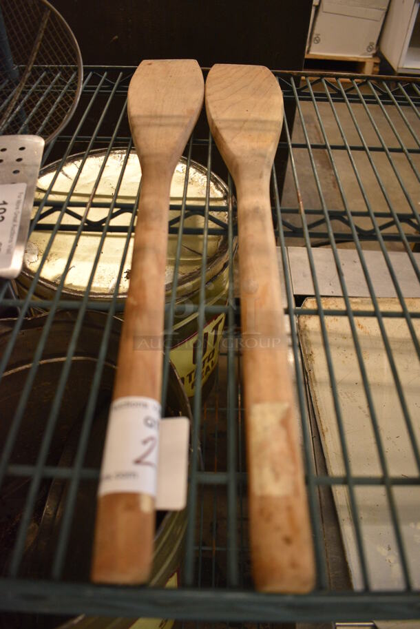 2 Wooden Spoons. 24". 2 Times Your Bid! - Image 1 of 2