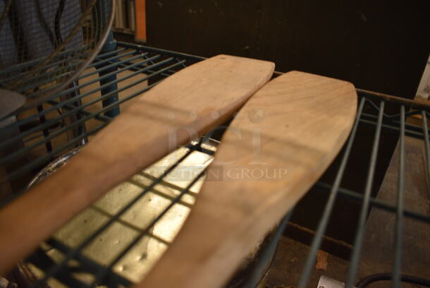 2 Wooden Spoons. 24". 2 Times Your Bid! - Image 2 of 2