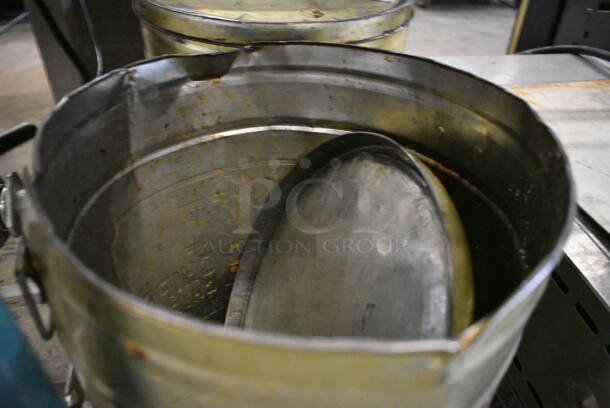 2 Metal Bins w/ Lids. 12x12x14. 2 Times Your Bid! - Image 2 of 3