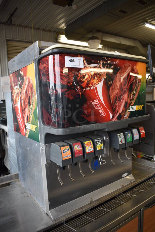GREAT! Cornelius Model ED250-BCZ Stainless Steel Commercial Countertop 8 Flavor Carbonated Beverage Machine. 115 Volts, 1 Phase. 30x30x40 - Image 4 of 6