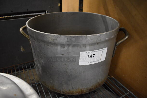 Metal Stock Pot. 16.5x14.5x10