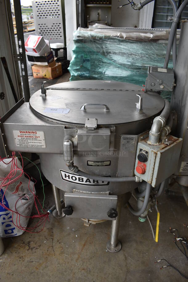 AMAZING! Hobart Model EL5-1224 Metal Commercial Floor Style Waste Processing Food Dishroom Grinding Garbage Disposal System. 200 Volts, 3 Phase. 44x30x60 - Image 3 of 8