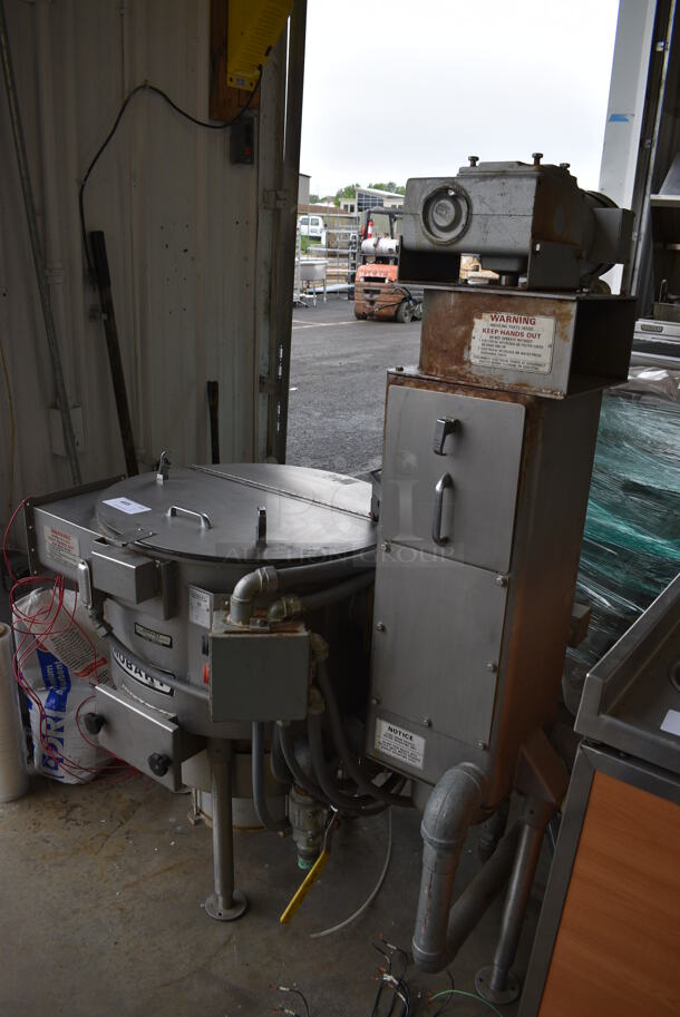 AMAZING! Hobart Model EL5-1224 Metal Commercial Floor Style Waste Processing Food Dishroom Grinding Garbage Disposal System. 200 Volts, 3 Phase. 44x30x60 - Image 7 of 8