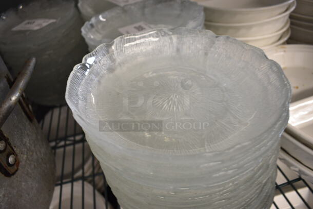 22 Glass Salad Plates. 8x8x1. 22 Times Your Bid! - Image 2 of 3