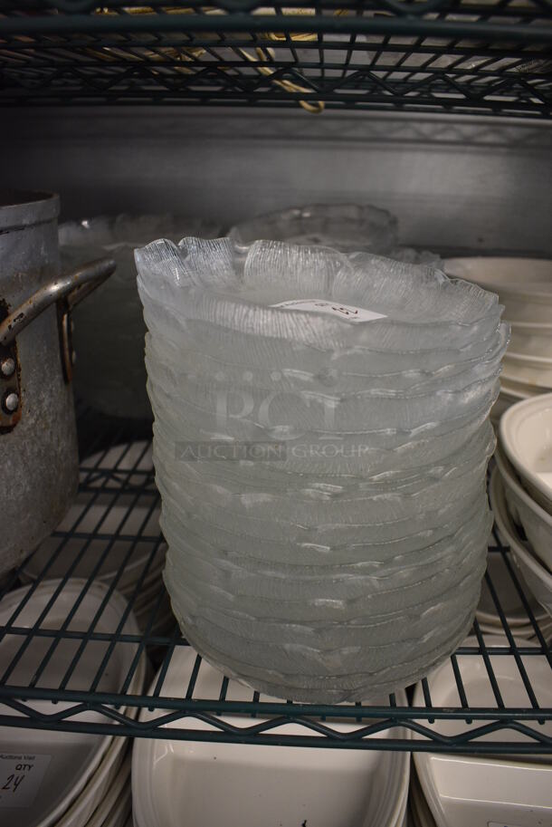22 Glass Salad Plates. 8x8x1. 22 Times Your Bid! - Image 3 of 3
