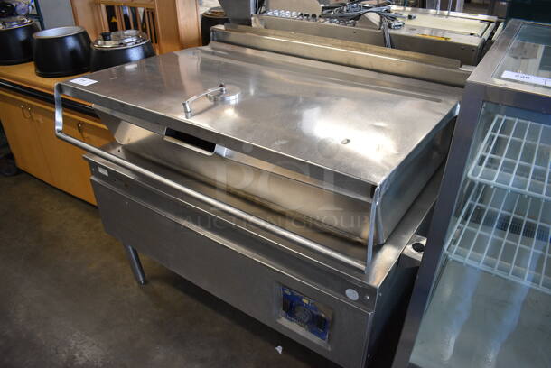 AWESOME! Cleveland Stainless Steel Commercial Floor Style Natural Gas Powered Braising Pan. 48x37x41