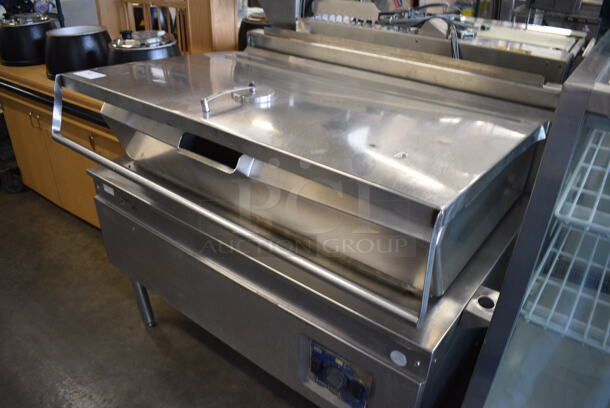 AWESOME! Cleveland Stainless Steel Commercial Floor Style Natural Gas Powered Braising Pan. 48x37x41 - Image 7 of 7
