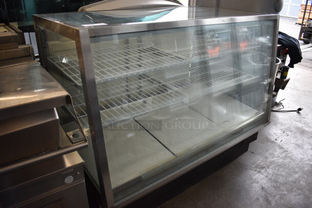 NICE! Schmidt Stainless Steel Commercial Floor Style Deli Display Case Merchandiser. 59x35x48. Tested and Powers On But Does Not Get Cold - Image 1 of 7