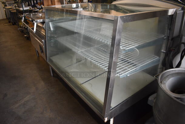 NICE! Schmidt Stainless Steel Commercial Floor Style Deli Display Case Merchandiser. 59x35x48. Tested and Powers On But Does Not Get Cold - Image 2 of 7