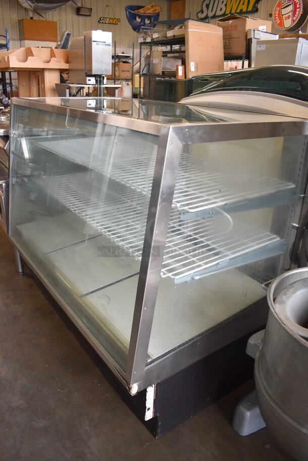 NICE! Schmidt Stainless Steel Commercial Floor Style Deli Display Case Merchandiser. 59x35x48. Tested and Powers On But Does Not Get Cold - Image 3 of 7