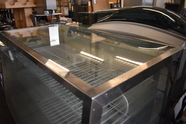 NICE! Schmidt Stainless Steel Commercial Floor Style Deli Display Case Merchandiser. 59x35x48. Tested and Powers On But Does Not Get Cold - Image 5 of 7