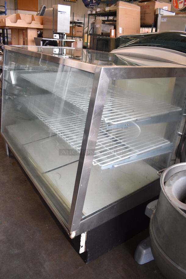 NICE! Schmidt Stainless Steel Commercial Floor Style Deli Display Case Merchandiser. 59x35x48. Tested and Powers On But Does Not Get Cold - Image 7 of 7