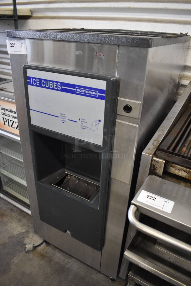 NICE! Scotsman Stainless Steel Commercial Ice Machine Hotel Dispenser. 22.5x30x50.5 - Image 2 of 5
