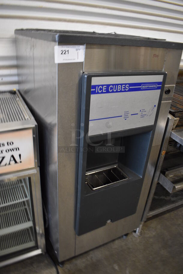 NICE! Scotsman Stainless Steel Commercial Ice Machine Hotel Dispenser. 22.5x30x50.5 - Image 3 of 5