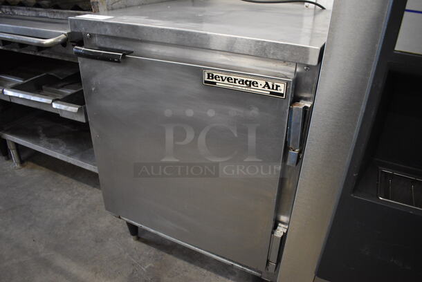 NICE! Beverage Air Model WTR27A Stainless Steel Commercial Single Door Undercounter Cooler. 115 Volts, 1 Phase. 27x30x36. Tested and Working! - Image 3 of 5