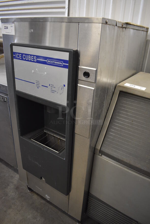 NICE! Scotsman Stainless Steel Commercial Ice Machine Hotel Dispenser. 22.5x30x50.5 - Image 5 of 5