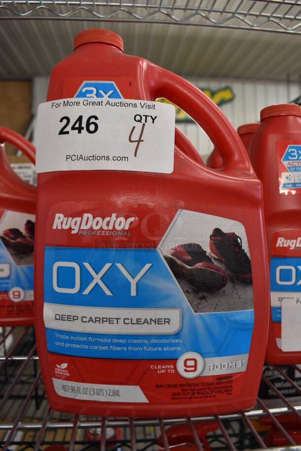 4 RugDoctor Oxy Deep Carpet Cleaner Jugs. 6.5x3.5x11. 4 Times Your Bid! - Image 2 of 3