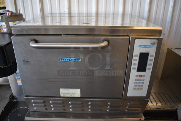 Turbochef Stainless Steel Commercial Countertop Electric Powered Rapid Cook Oven. 208/240 Volts, 1 Phase. 26x26.5x19