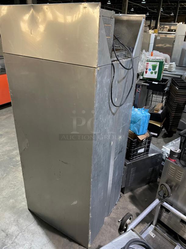 Continental Commercial Single Door Reach In Freezer! All Stainless Steel! Model DL1FE Serial 14549141! 115V 1Phase! - Image 4 of 9