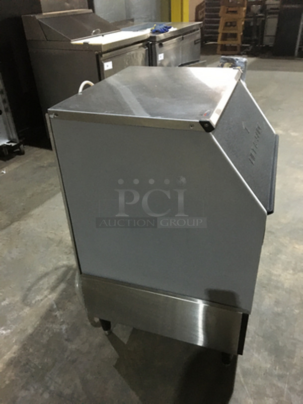 Ice-O-Matic Commercial Under The Counter Ice Making Machine! Model ICEU220HA1 Serial 07071280013226! 115V 1Phase! On Legs!
 - Image 4 of 9