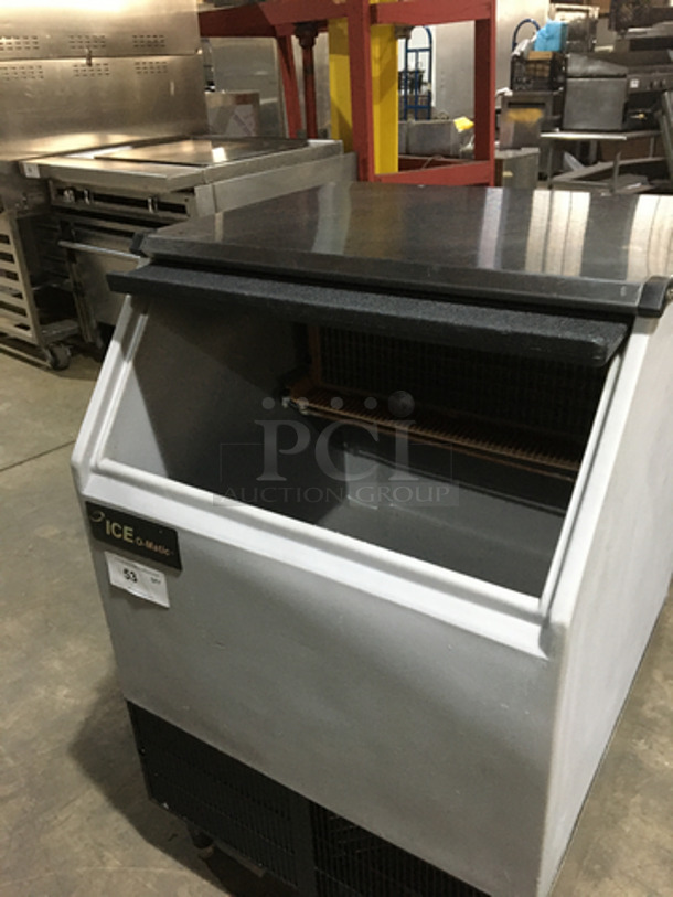 Ice-O-Matic Commercial Under The Counter Ice Making Machine! Model ICEU220HA1 Serial 07071280013226! 115V 1Phase! On Legs!
 - Image 5 of 9