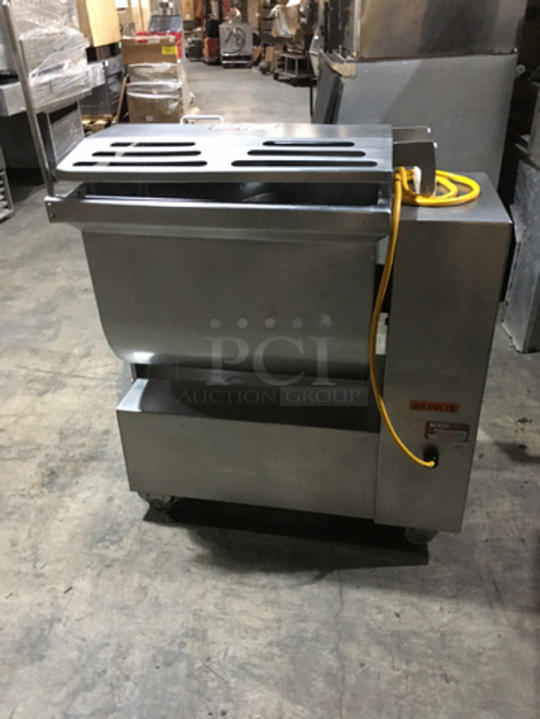 GREAT! Koch Commercial Floor Style Meat Seasoning/Mixing Tumbler! All Stainless Steel! On Casters! - Image 4 of 9