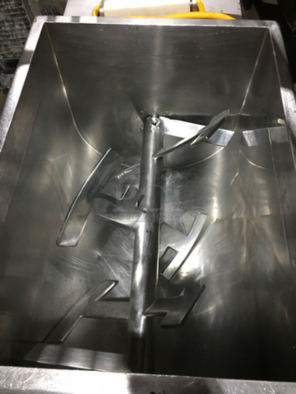 GREAT! Koch Commercial Floor Style Meat Seasoning/Mixing Tumbler! All Stainless Steel! On Casters! - Image 5 of 9