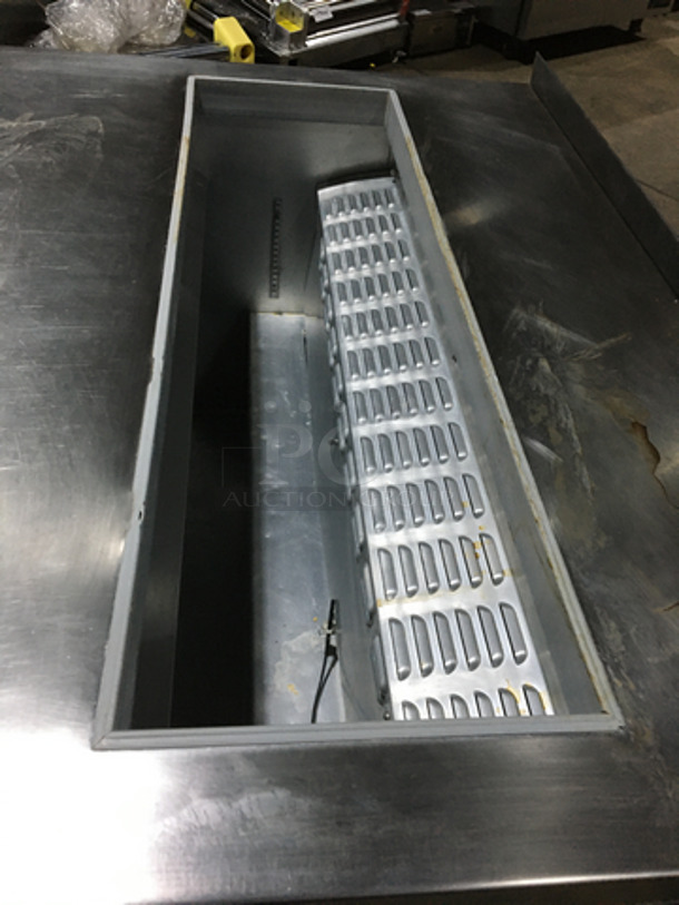 Continental Commercial Refrigerated Sandwich Prep Table! With 2 Door Underneath Storage Space! All Stainless Steel! On Commercial Casters! - Image 7 of 7