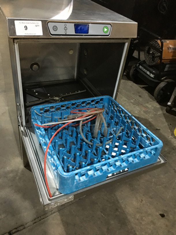 Sweet! Hobart New Body Style Under The Counter Dish Washer! With Dish Rack! All Stainless Steel! Model LXEC! 120V 1Phase! - Image 5 of 9