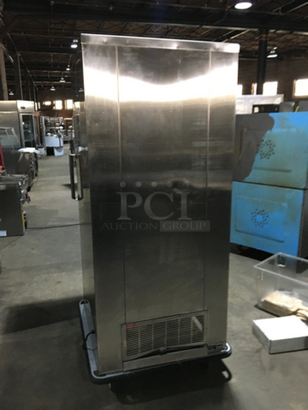 FWE Commercial Single Door Reach In Refrigerator! All Stainless Steel! Model URS10 Serial 02036281! 120V! On Casters! - Image 2 of 6