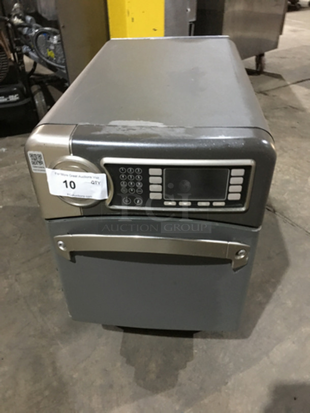 NICE! 2016 Turbo Chef Commercial Countertop Rapid Cook Oven! Model NGO Serial NGOD26622! 208/240V 1Phase! On Legs!