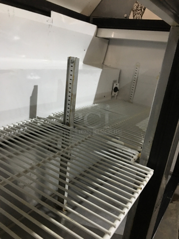 True Commercial Refrigerated Sandwich/Salad Prep Table! With 2 Doors Underneath Storage Space! With Poly Coated Racks! All Stainless Steel! Model TSSU4818MB Serial 5272463! 115V 1Phase! On Commercial Casters! - Image 7 of 10