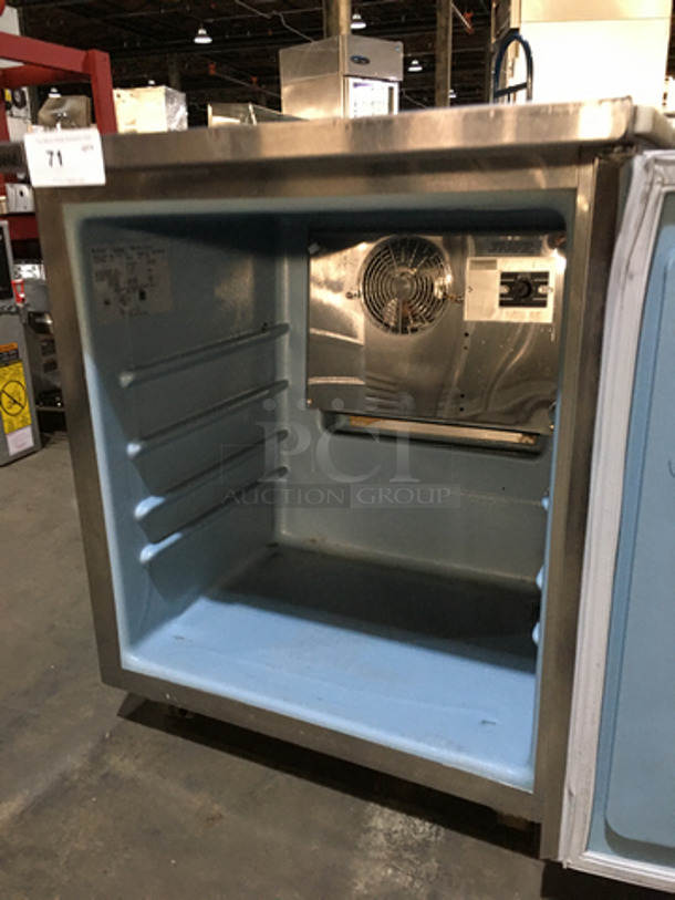FAB! Delfield Commercial Single Door Refrigerated Lowboy! All Stainless Steel! Model 406STARCCT Serial 1303152000453! 115V 1Phase! On Commercial Casters! - Image 5 of 8