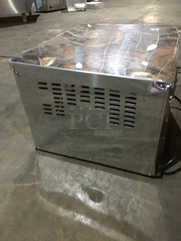 Milantoast Commercial Countertop Toaster Oven! With View Through Door! All Stainless Steel! Model 25000! 230V!
 - Image 4 of 8