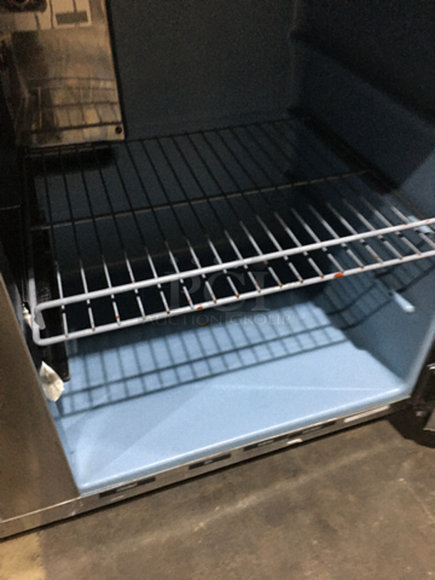 Delfield Commercial 2 Door Lowboy/Worktop Cooler! With Poly Coated Racks! All Stainless Steel! Model UC4048STAR Serial 1401152000870! 115V 1Phase! - Image 6 of 9
