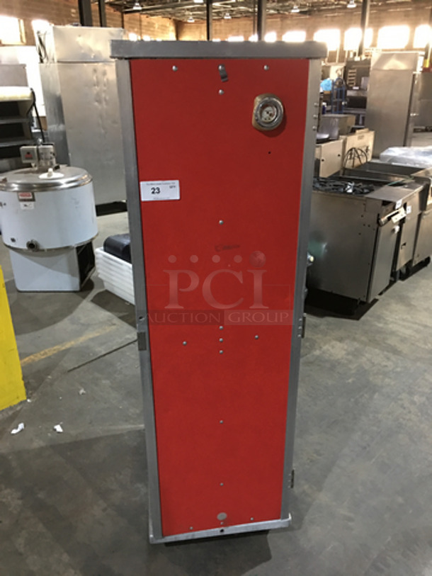 Cres Cor One Door Enclosed Food Transport Cabinet! Holds Full Size Sheet Pans! On Commercial Casters!