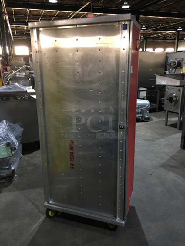 Cres Cor One Door Enclosed Food Transport Cabinet! Holds Full Size Sheet Pans! On Commercial Casters! - Image 2 of 6
