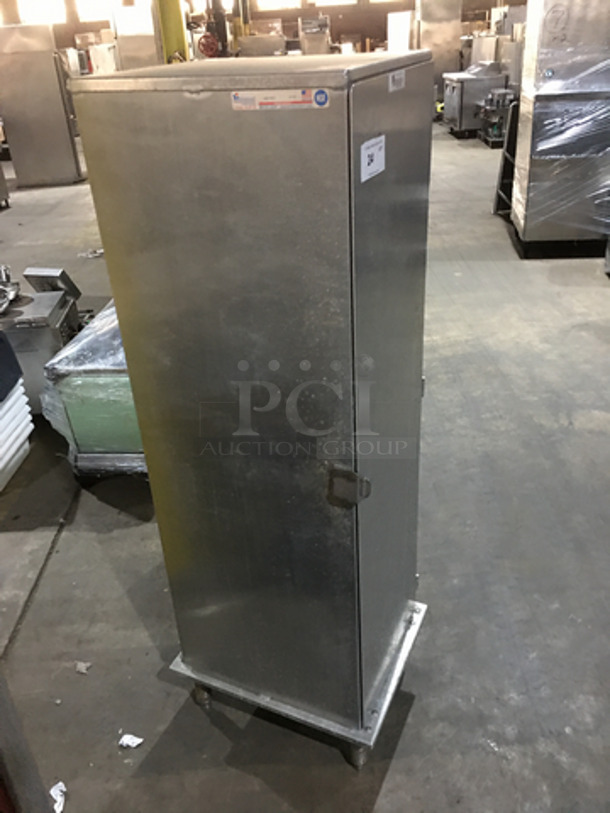 Lockwood One Door Enclosed Food Transport Cabinet! All Stainless Steel! On Legs! - Image 2 of 7