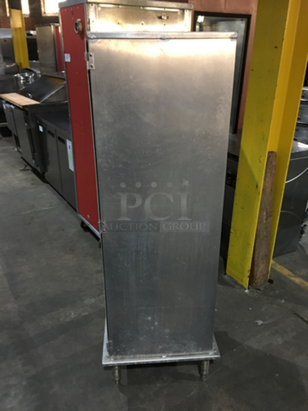 Lockwood One Door Enclosed Food Transport Cabinet! All Stainless Steel! On Legs! - Image 3 of 7