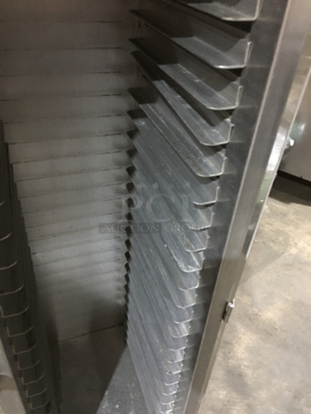 Lockwood One Door Enclosed Food Transport Cabinet! All Stainless Steel! On Legs! - Image 6 of 7