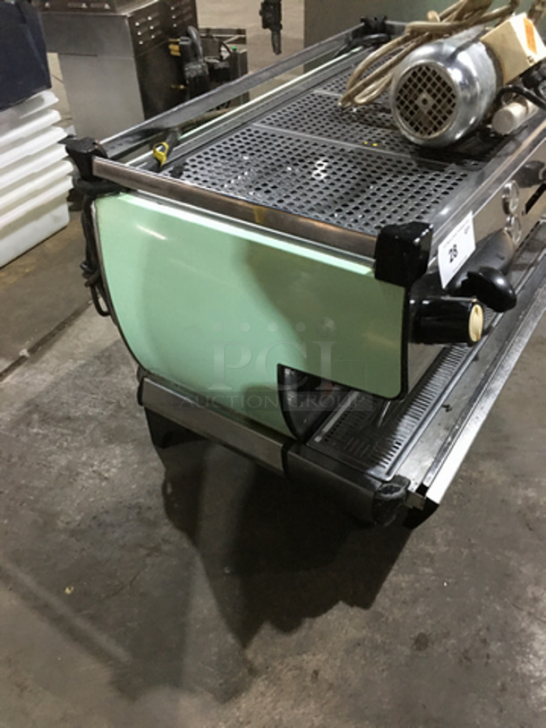 NICE! La Marzocco Stainless Steel Commercial Countertop Dual Espresso Machine! With Steam Wand! Model GB/53EE/H Serial GB3562! 208/240V 1Phase! - Image 3 of 9