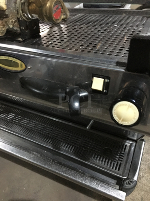 NICE! La Marzocco Stainless Steel Commercial Countertop Dual Espresso Machine! With Steam Wand! Model GB/53EE/H Serial GB3562! 208/240V 1Phase! - Image 6 of 9