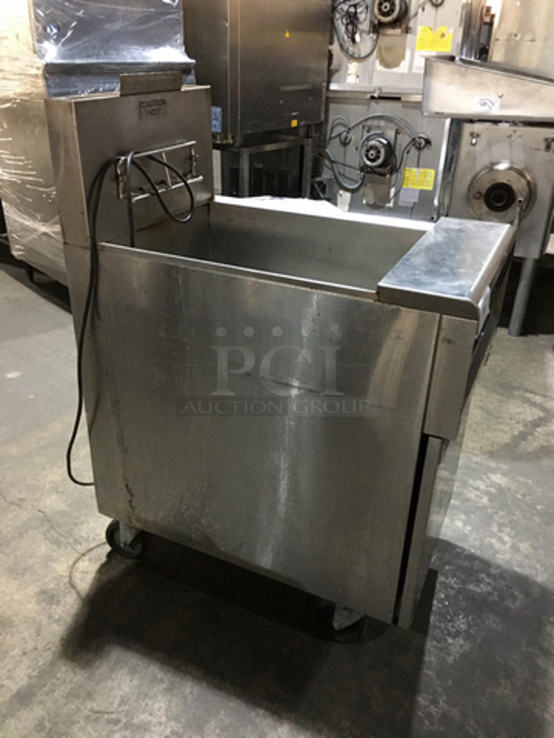 Frymaster Commercial LP Gas Powered Pasta Cooker! With Backsplash! All Stainless Steel! On Casters! Model GPCSC Serial 1604KI0011! 110/120V 1Phase! - Image 2 of 8