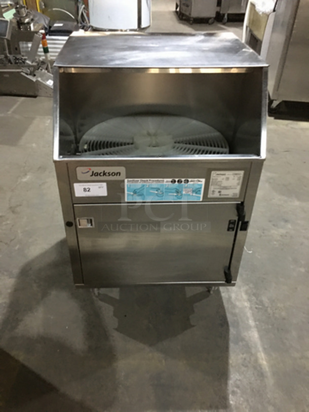 Jackson Commercial Under The Counter Glass Washer! All Stainless Steel! Model DELTA1200 Serial 11B261411! 208/230V 1Phase! 