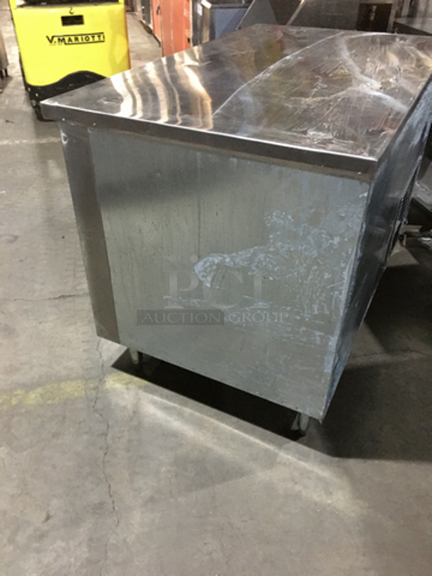 Universal Commercial Refrigerated 2 Door Lowboy/Worktop Cooler! All Stainless Steel! On Legs! - Image 4 of 7