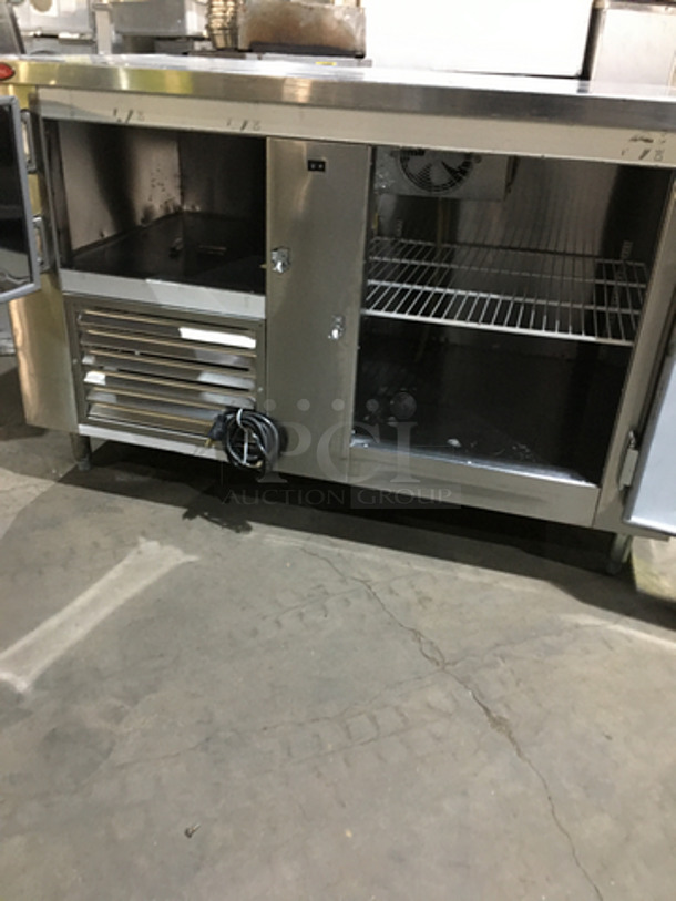 Universal Commercial Refrigerated 2 Door Lowboy/Worktop Cooler! All Stainless Steel! On Legs! - Image 5 of 7