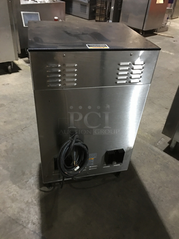 Bunn Commercial Countertop Dual Coffee Brewing/Dispensing Machine! With Hot Water Dispenser! All Stainless Steel Body! Model DUALTFDBC Serial DUAL111944! 120/240V 1Phase! On Legs! - Image 4 of 9