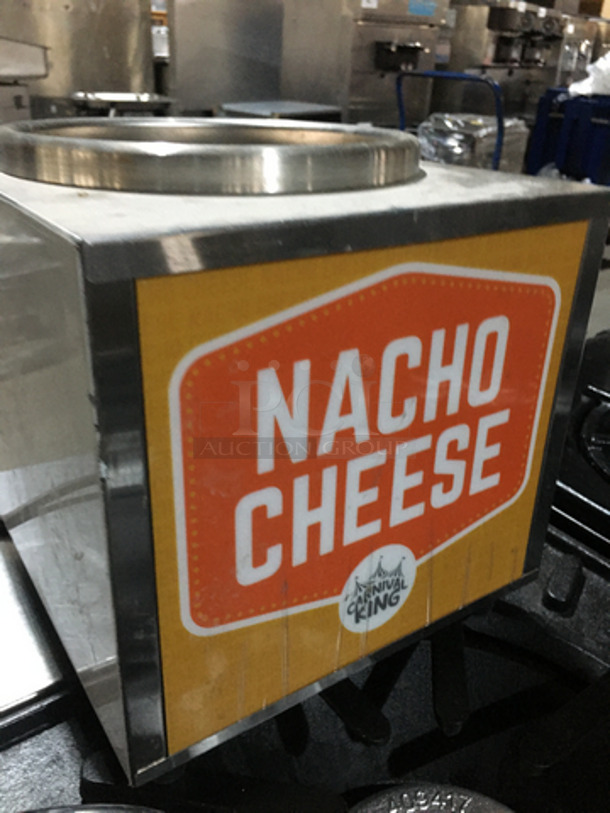 Carnival King Commercial Cheese Warmer! All Stainless Steel! Model 382RWLL35 Serial 382RWLL3519100007! 120V! - Image 4 of 7