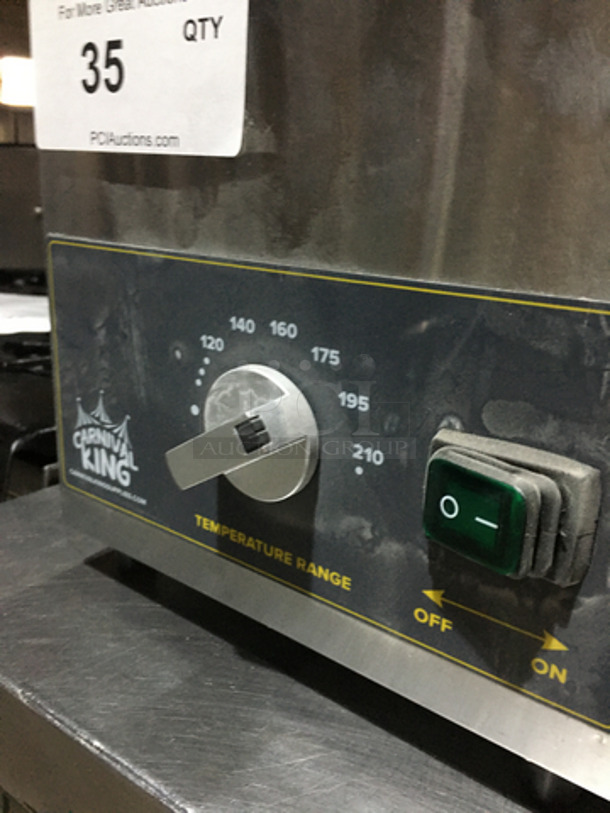 Carnival King Commercial Cheese Warmer! All Stainless Steel! Model 382RWLL35 Serial 382RWLL3519100007! 120V! - Image 5 of 7